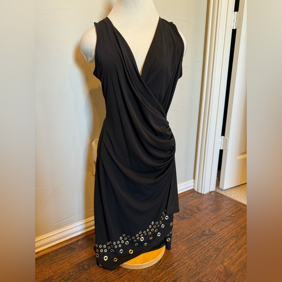 NWT Black Stud Michael Kors Dress Size M - Picture 1 of 2